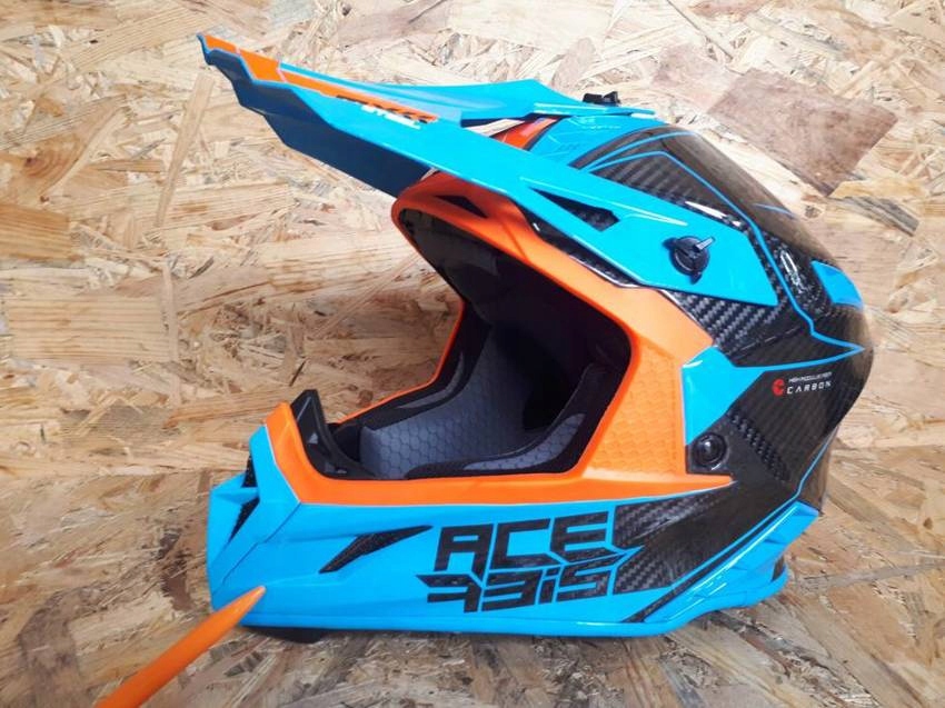 Prilba Acerbis Steel Carbon s lakovacou chybou S