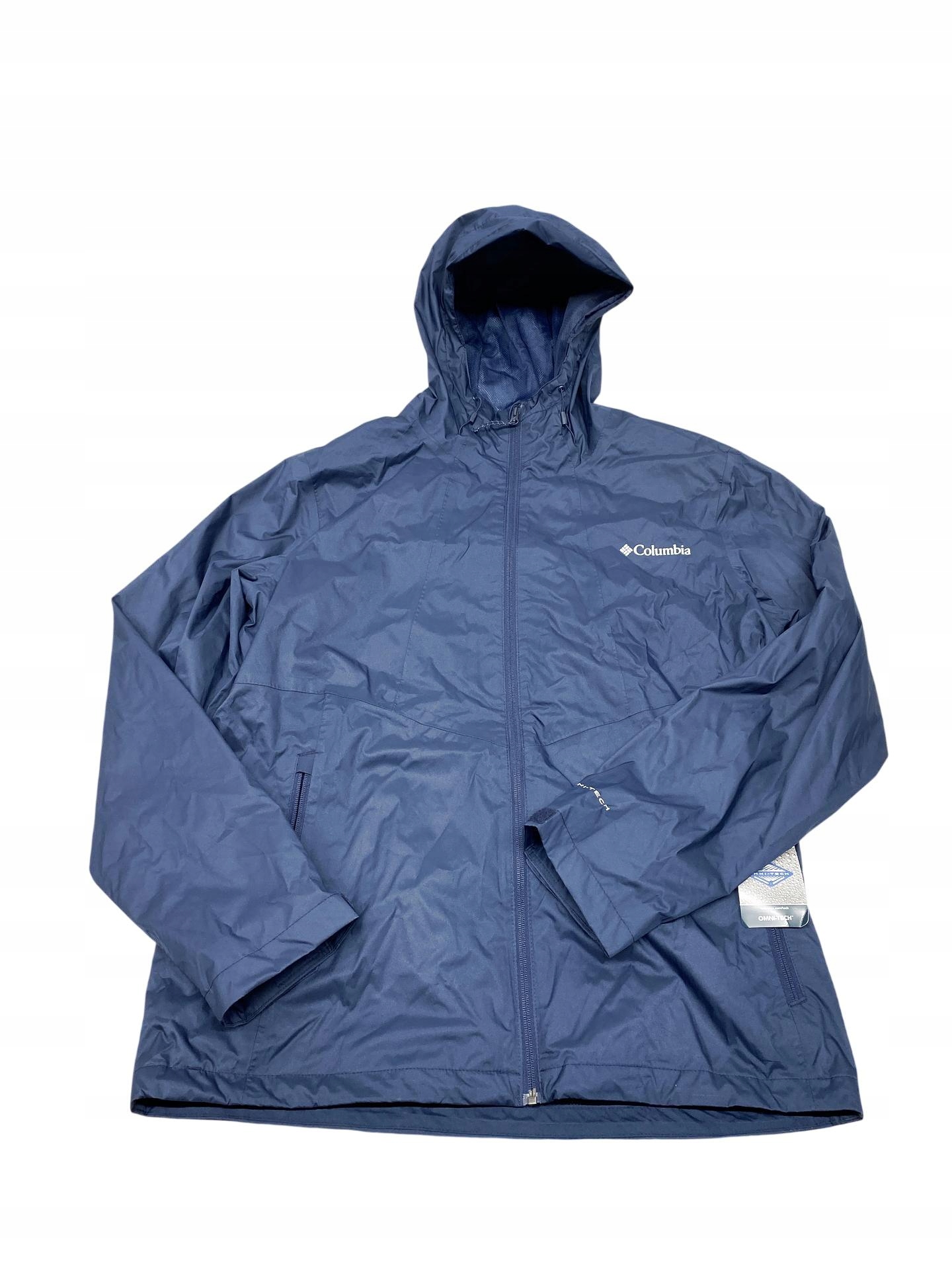 Męska kurtka przeciwdeszczowa Columbia Inner Limits II Collegiate Navy r.L