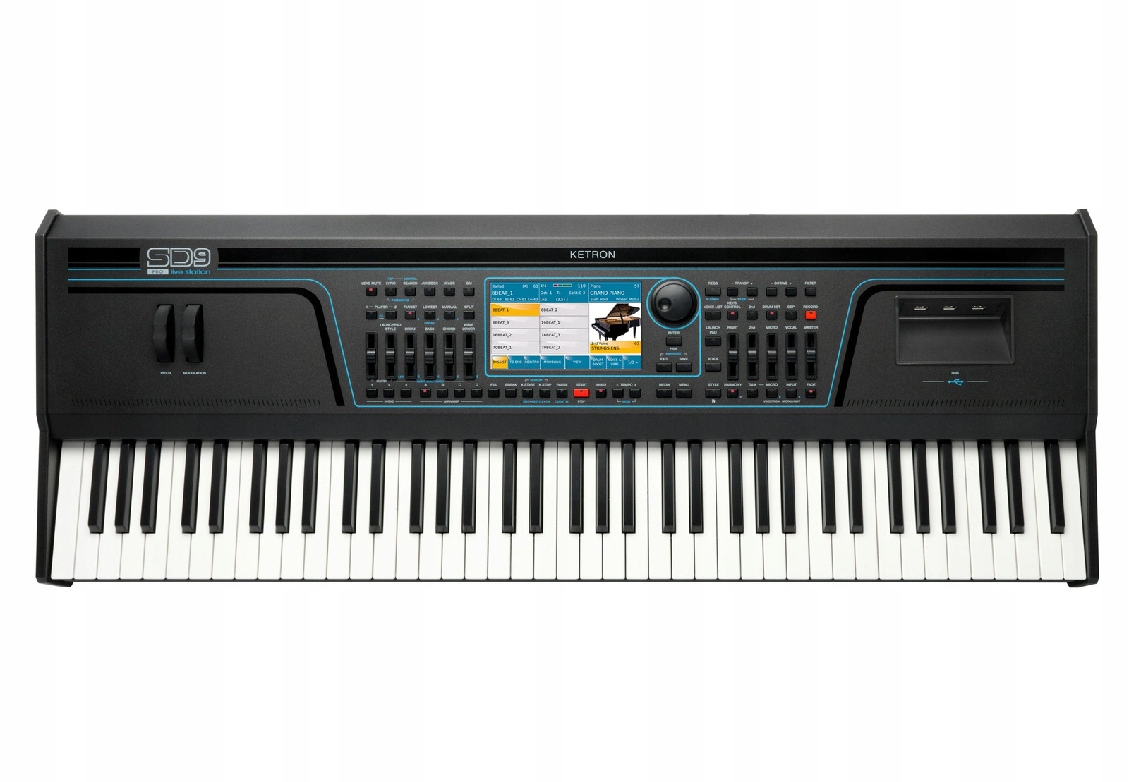 Ketron SD9 Pro Live Station keyboard