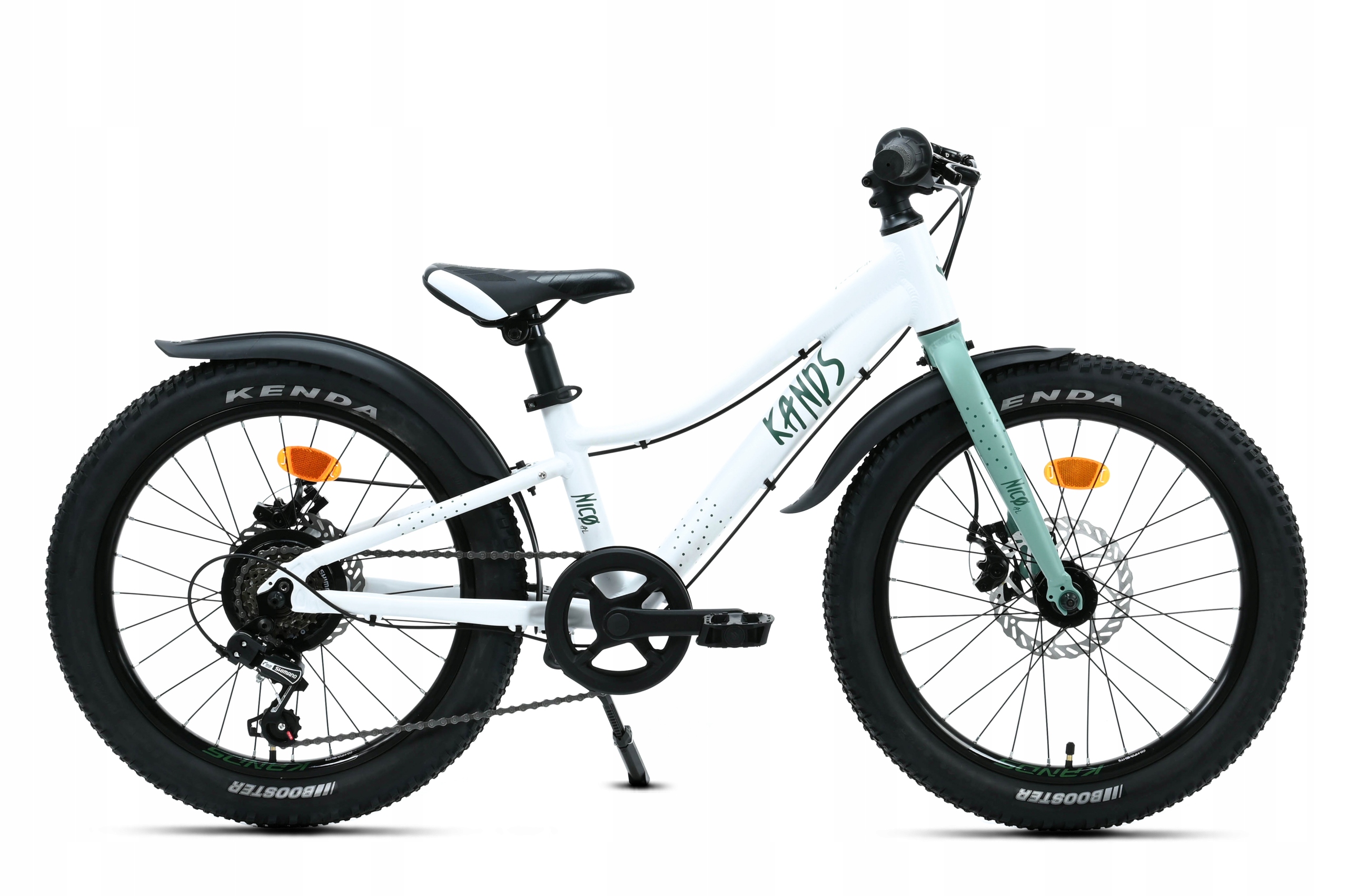 Rower Kands Dziecięcy 20 Nico aluminiowy r10" biało-zielony rok 2026