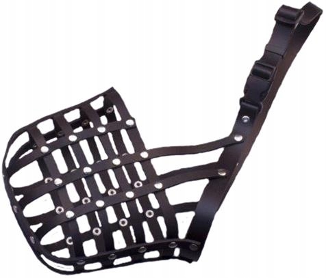 Náhubek kůže černý Bafpet č. 6 německý ovčák