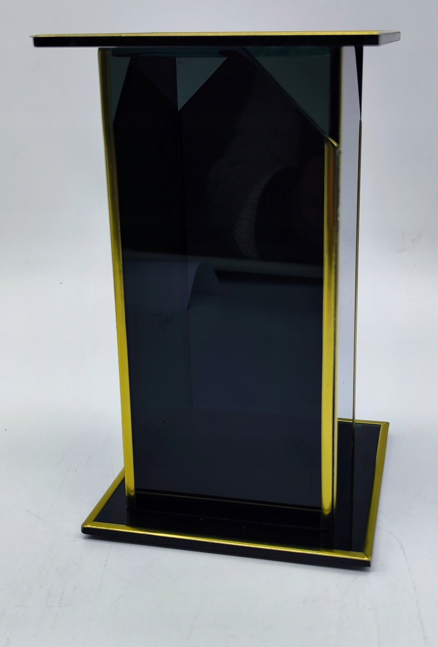 SZYBA SKOŚNA CAŁOSZKLANY DARK / ZŁ / MAŁA / 1 SZTUKA Wysokość produktu 24 cm