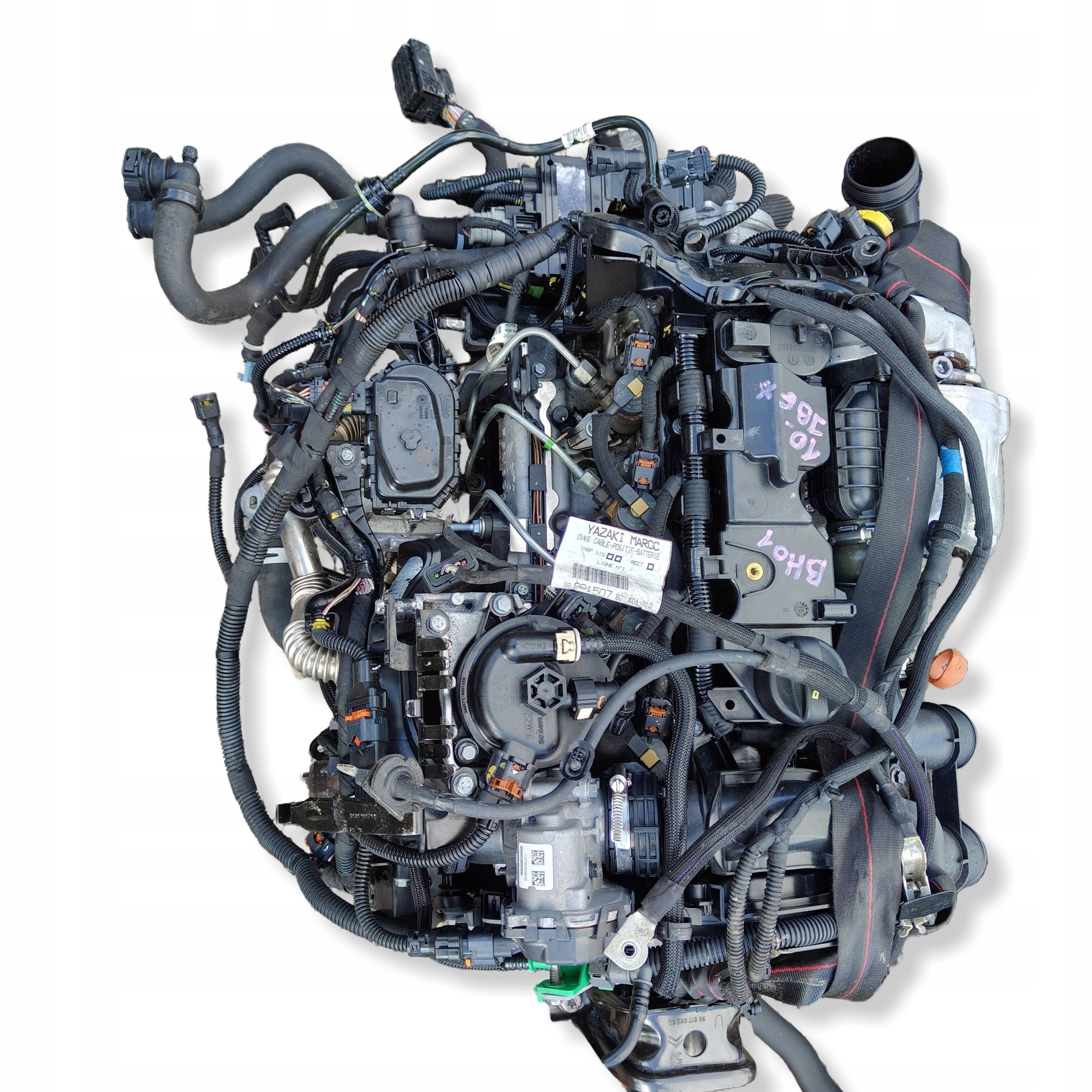 engine Peugeot 3008 and 1.6 bluehdi Bh01 10jbgx