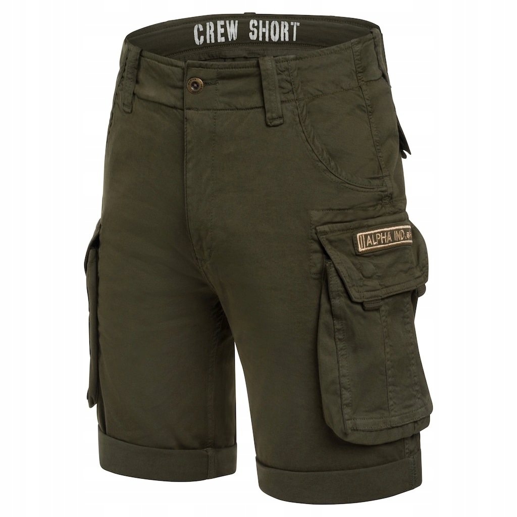 Alpha Industries kraťasy kapsáče kraťasy před kolena Crew Short velikost 32