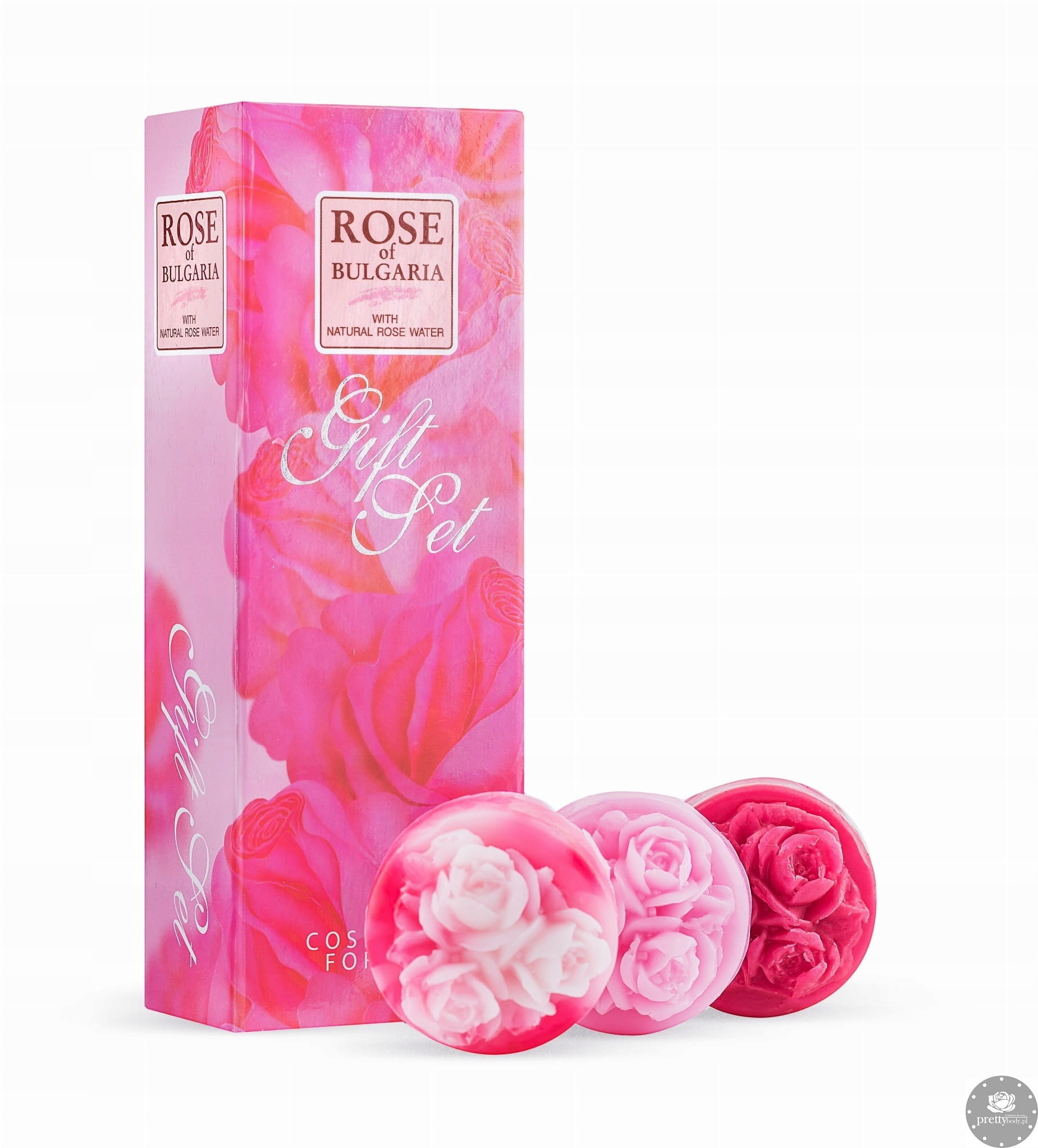 

Zestaw Prezentowy Pachnące Różane Mydełka Rose