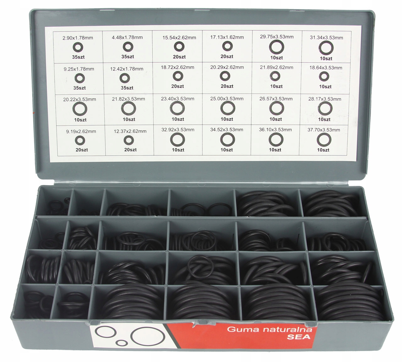 ORINGI GUMKI USZCZELKI ZESTAW ORINGOW 900el SORTER Producent code M66453