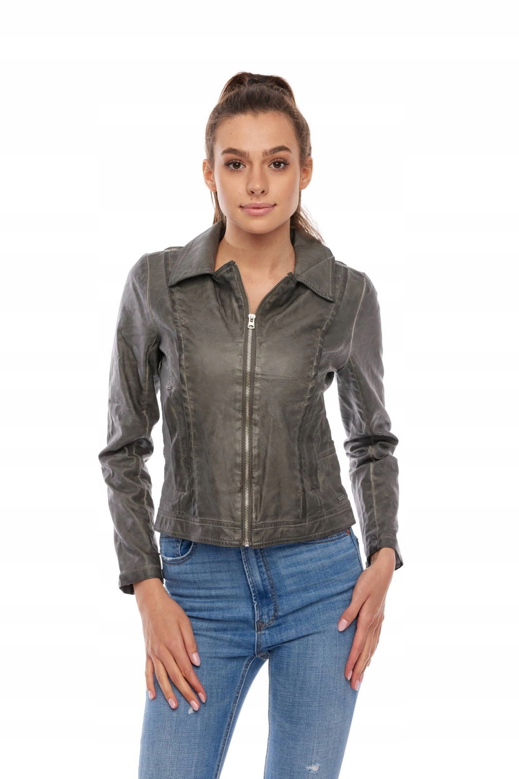 Dámská přechodová bunda Wrangler Women Biker Black W4097WZ01 L
