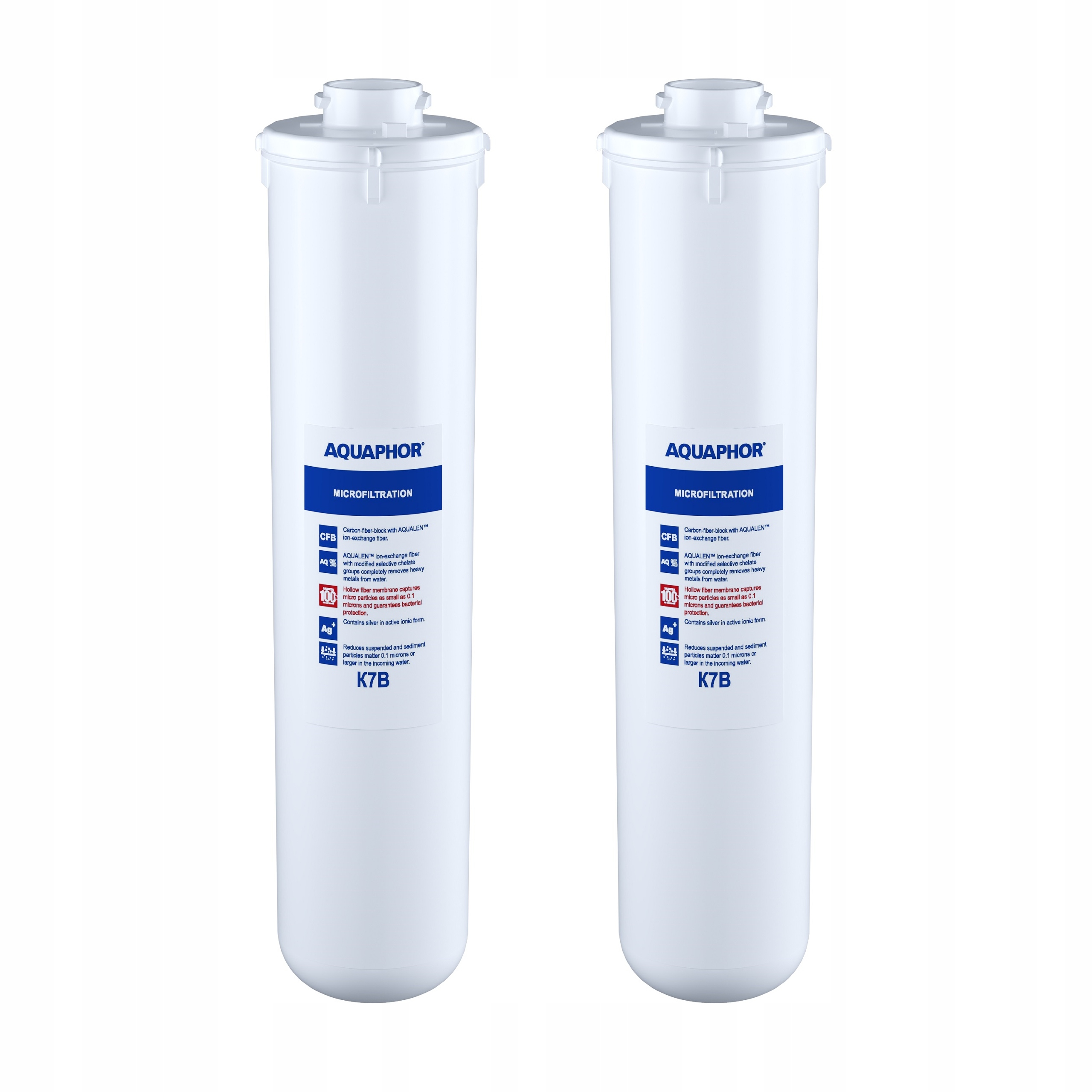 Filtrační vložka pro filtrování vody Aquaphor K7B, 2 kusy
