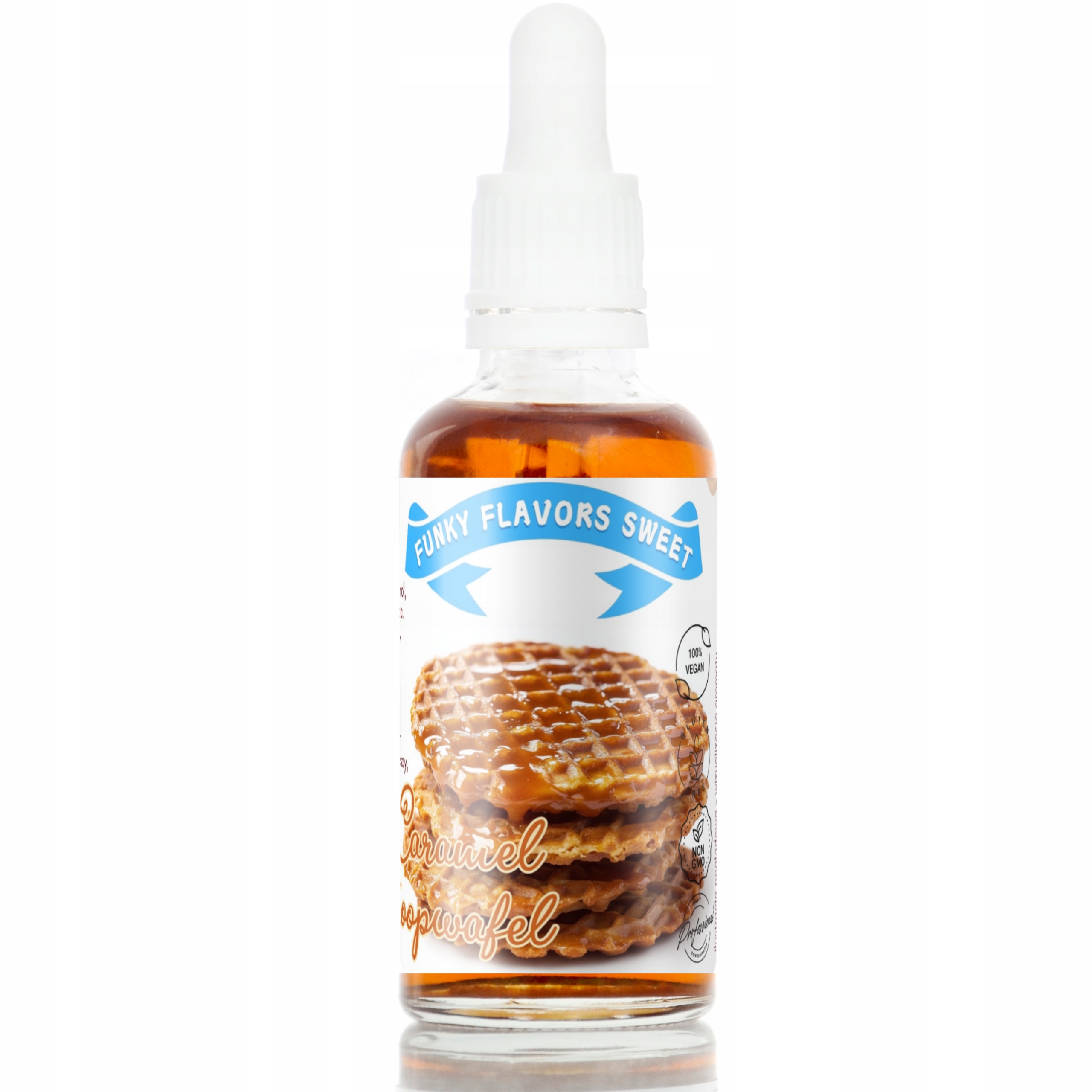 Funky Flavors Sweet Caramel Stroopwafel - słodzony aromat bez cukru