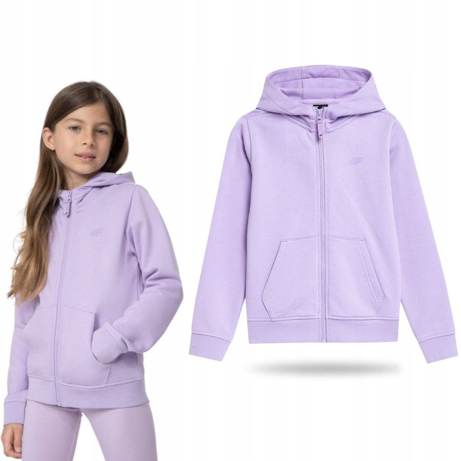 

Bluza Dziewczęca 4F Dziecięca Sportowa Dresowa