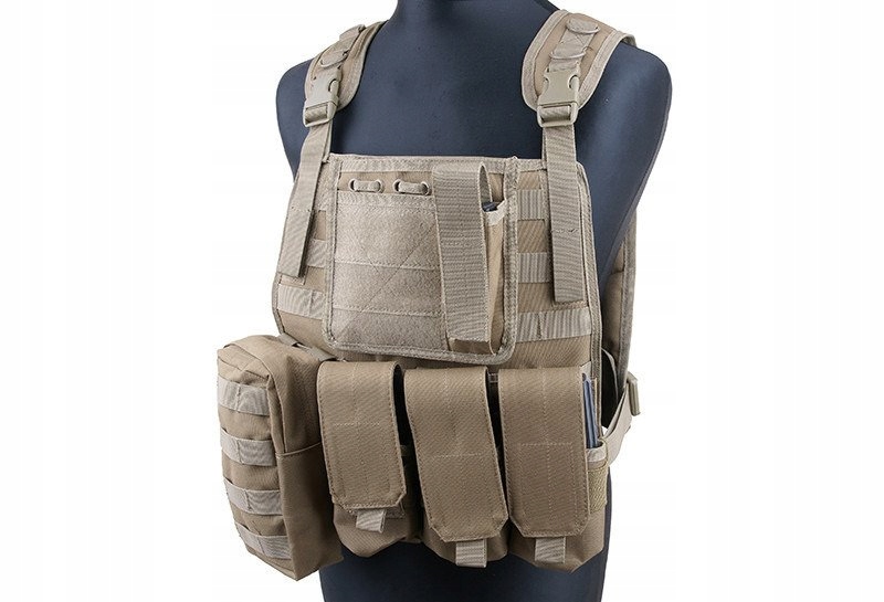 Kamizelka taktyczna typu Mbss Plate Carrier coyote