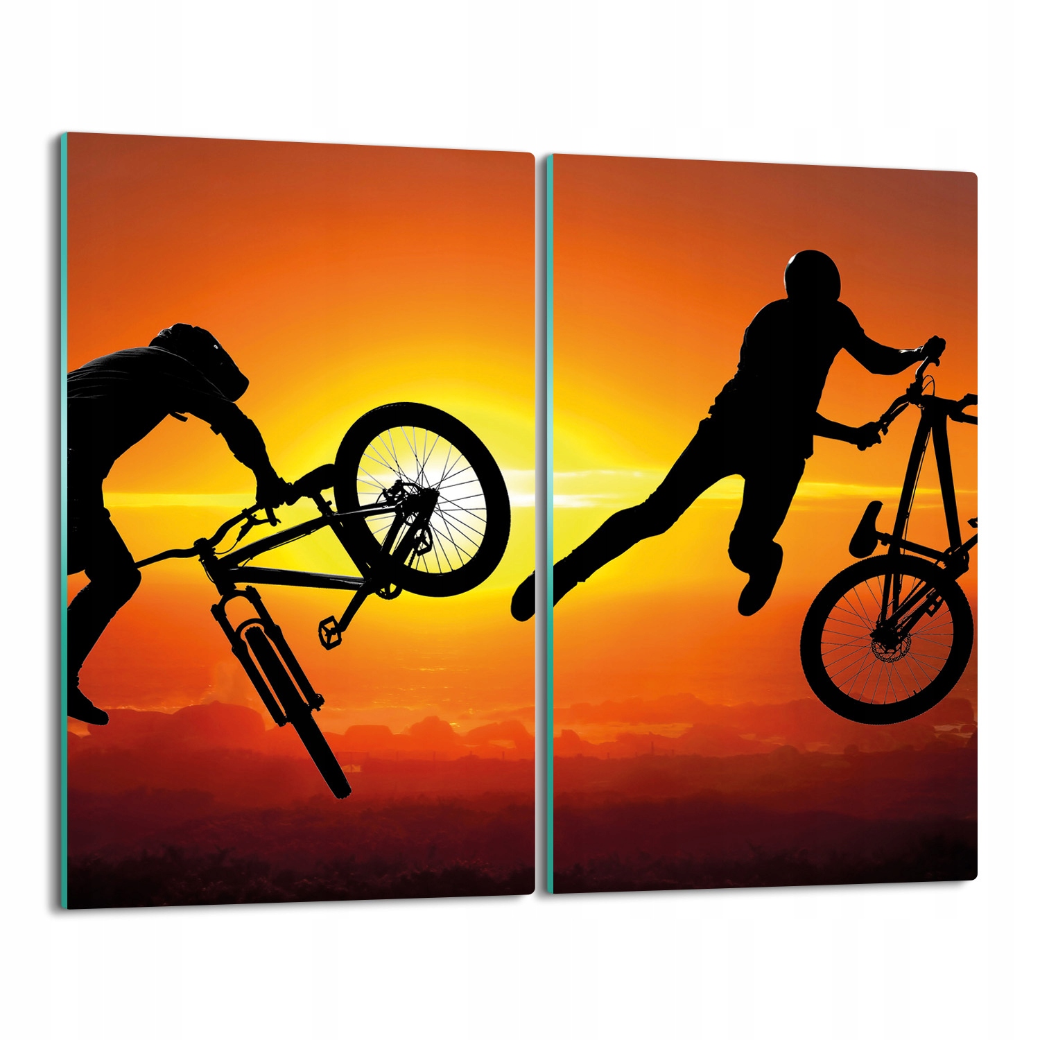 skleněná krytka Skoky jízdní kola bmx 2x 30x52