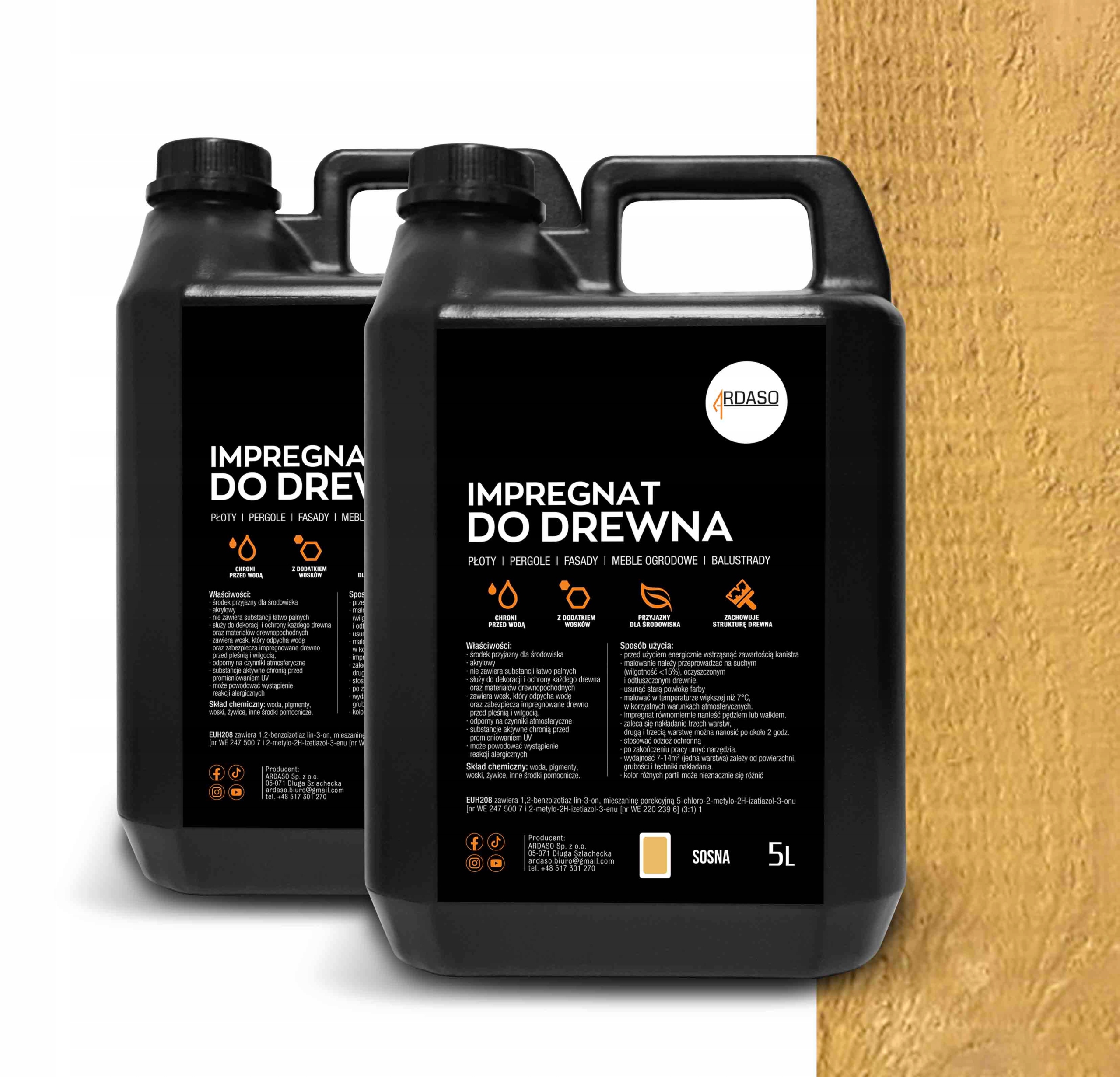 Impregnat barva na dřevo Borovice 10 l