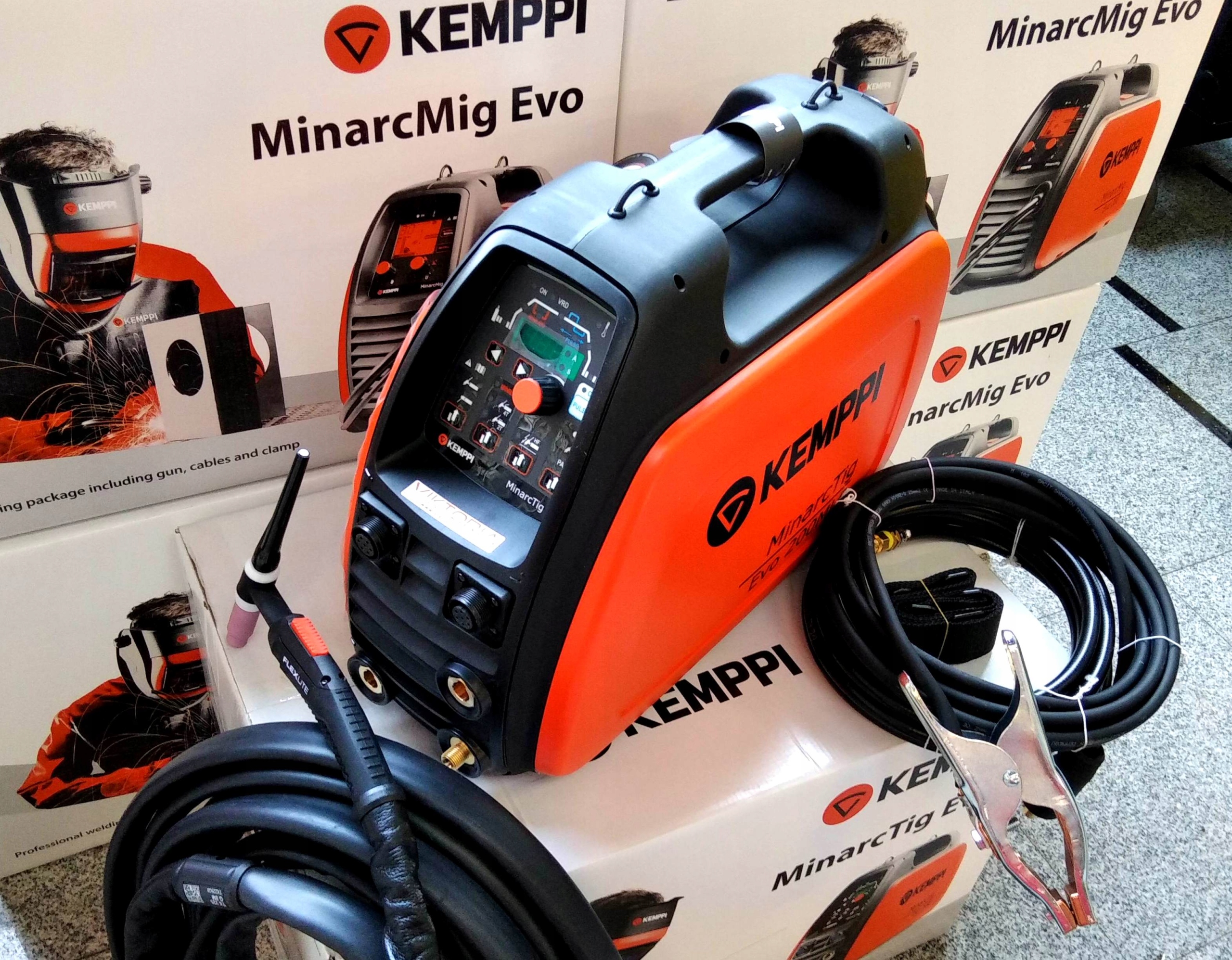 KEMPPI Minarc Tig EVO 200 MLP PULS spawarka Kempi Welding Range 5200 A