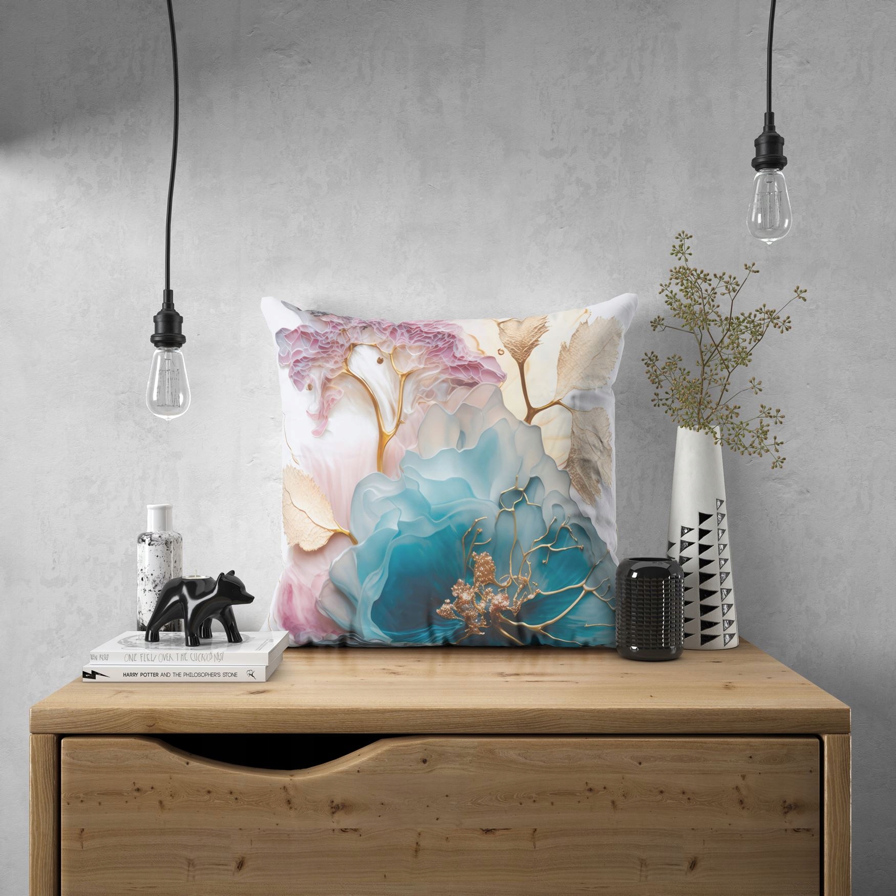 POSZEWKA NA PODUSZKĘ DEKORACYJNA 45x45 JASIEK 138 Szerokość produktu 45 cm