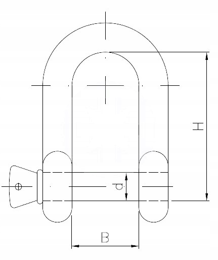 SZEKLA SZAKLA KLAMRA METALOWA M5 PROSTA SWORZEŃ WKRĘCANY OCYNK Marka inna