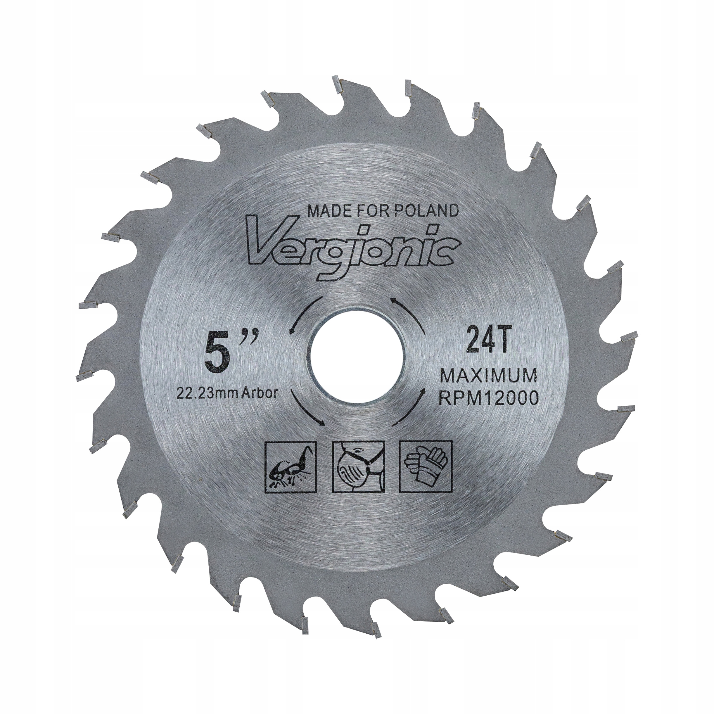 

Tarcza Widiowa Do Drewna 125 x 22,2 mm 24T