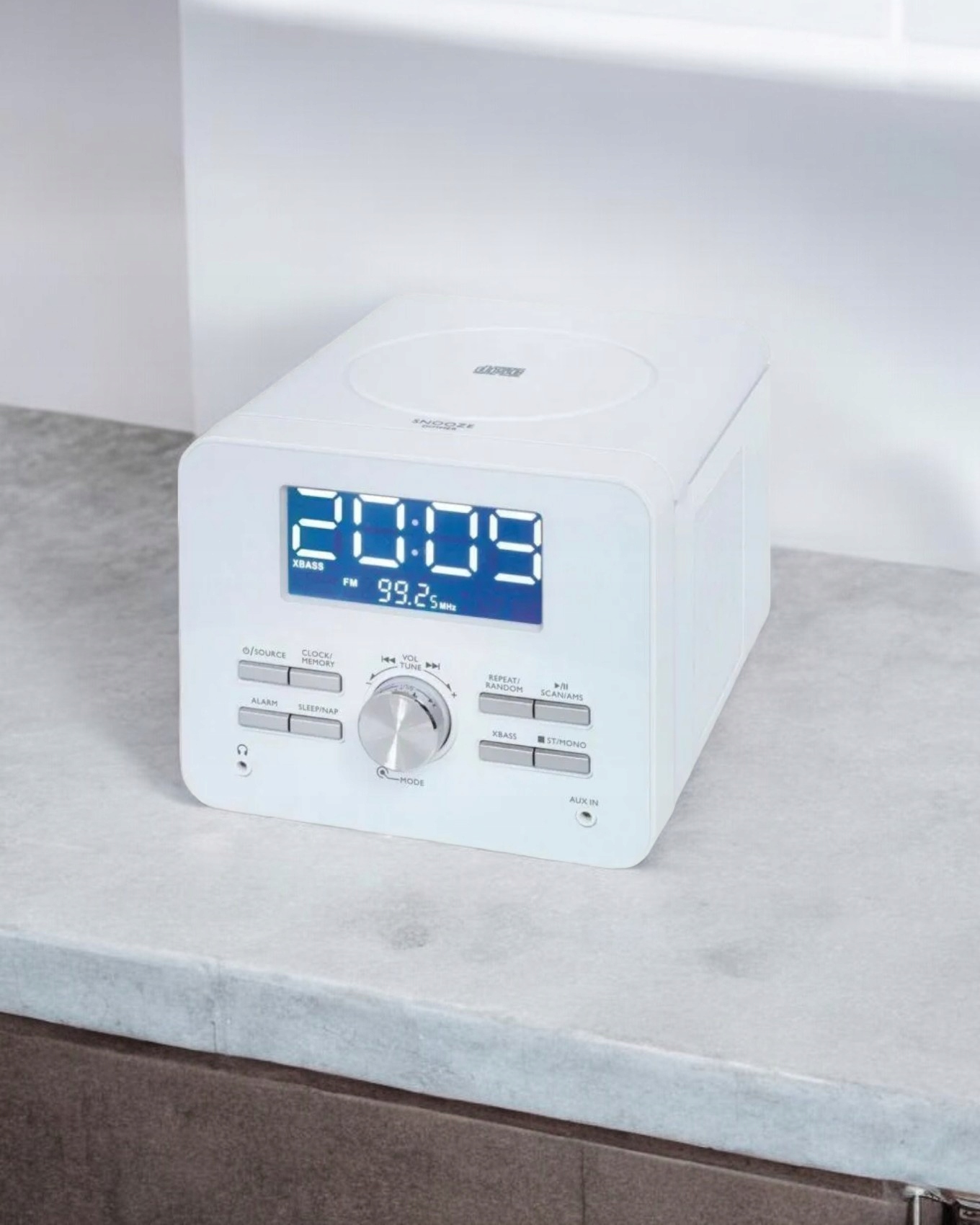 RADIO KUCHENNE RADIO ODTWARZACZ CD MP3 BUDZIK Model CDR 274