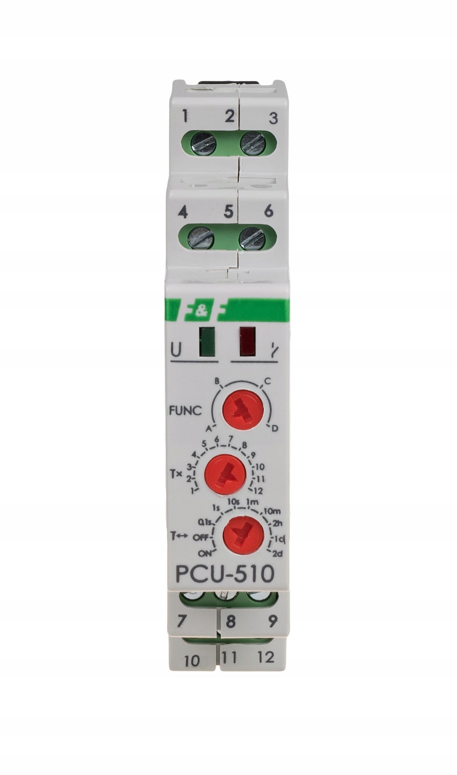 Przekaźnik czasowy 230V 2x8A PCU-510 DUO F&F
