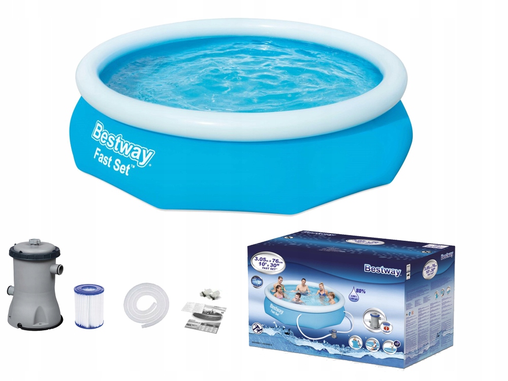 basen ROZPOROWY 3,8l 305x76cm 8w1 Bestway  | 57270 — 5