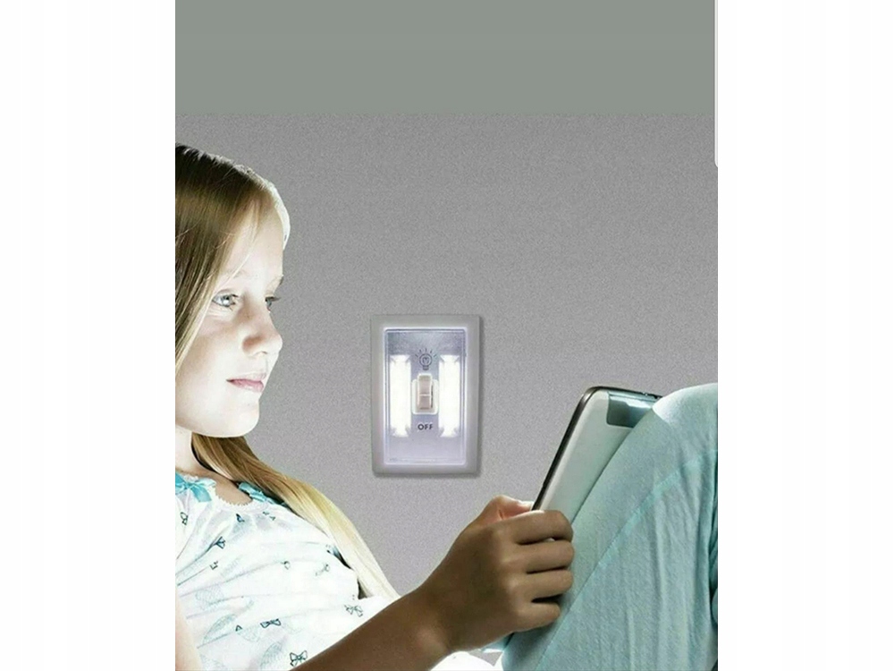 LAMPKA LED COB BEZPRZEWODOWA Z WŁĄCZNIKIEM MAGNES Długość/wysokość 11.5 cm