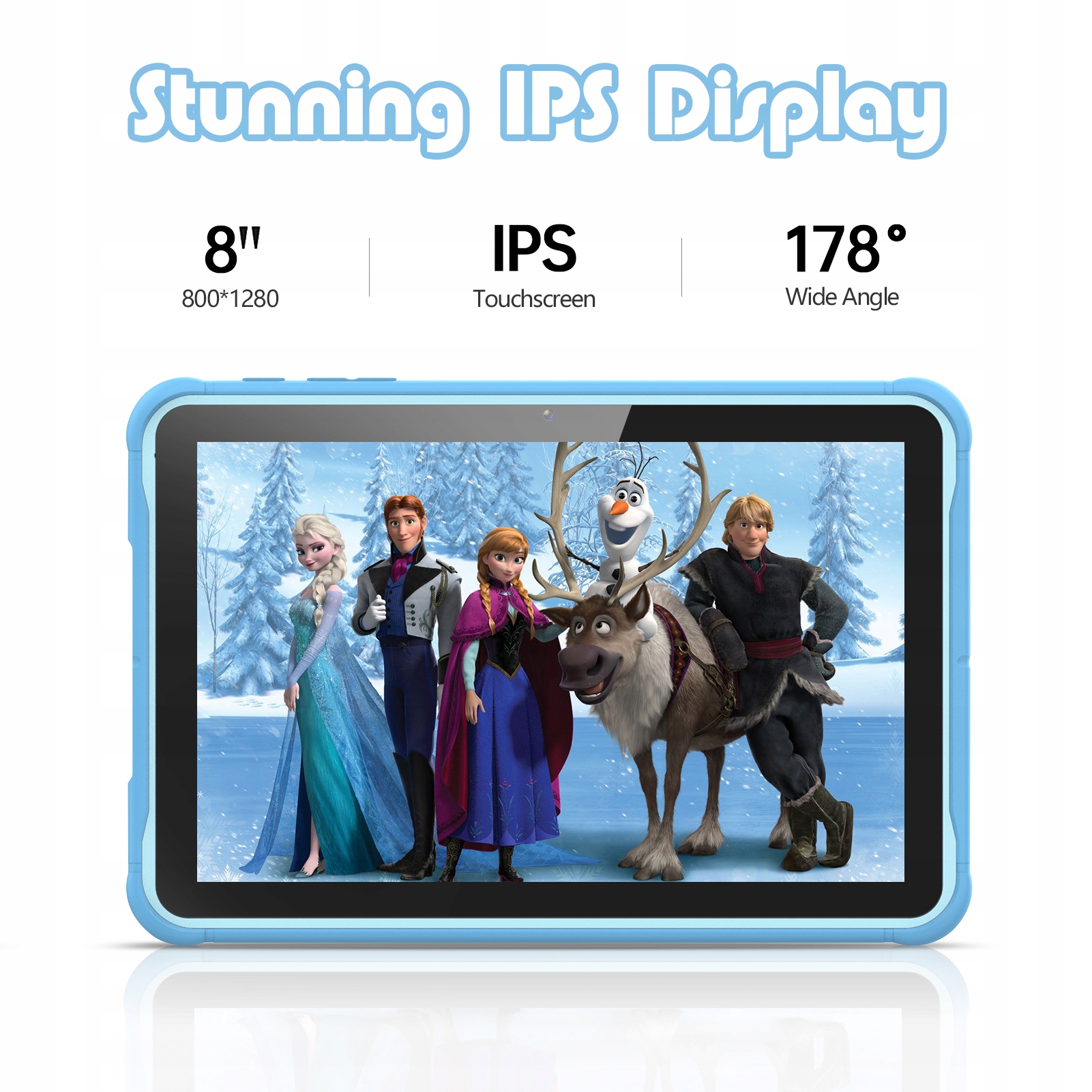 PRITOM Android Kids Tablet 10.1" WiFi 64GB, Bluetooth, Kids alkalmazás telepítve Processzormodell SC7731E