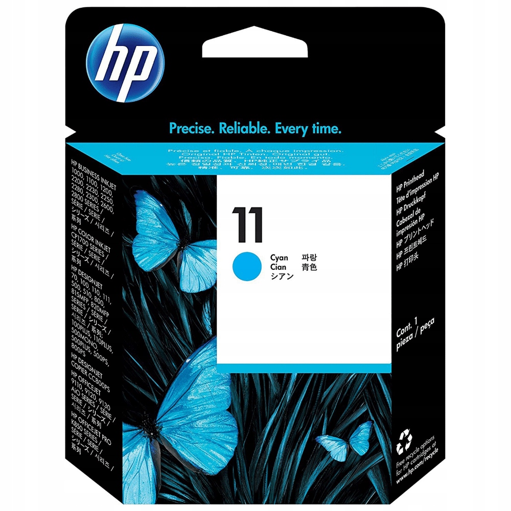Hp 11 C4811A cyanová hlava originál