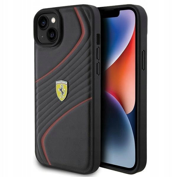 Ferrari FEHCP15MPTWK iPhone 15 Plus 14 Plus 6.7" czarny/black hardca