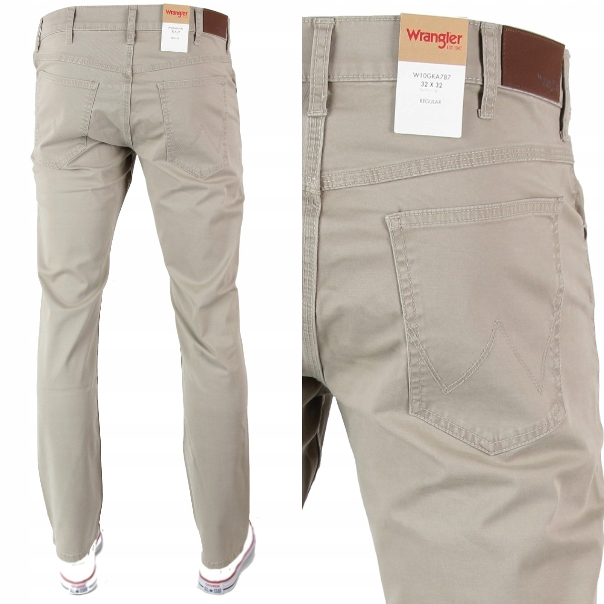 

Wrangler Regular Fit Jeansy Proste W33 L32