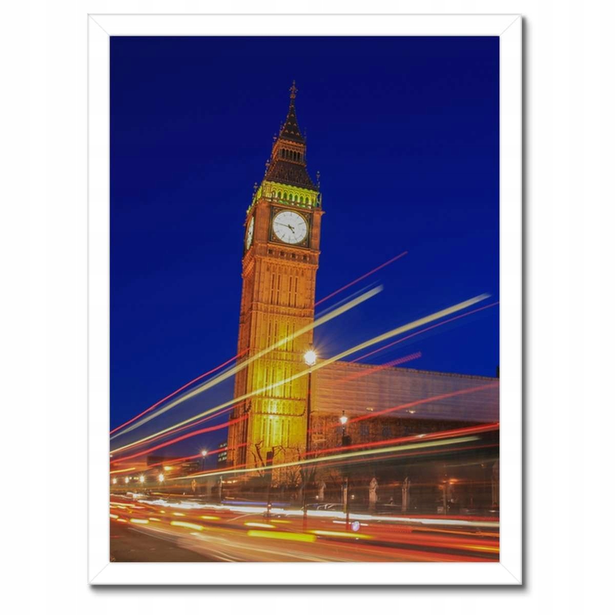 Plakáty v rámu 30x40 Big Ben v noci