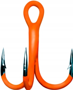 Kotwiczki Gurza Round Treble ST-36 Uv Orange 12 3szt