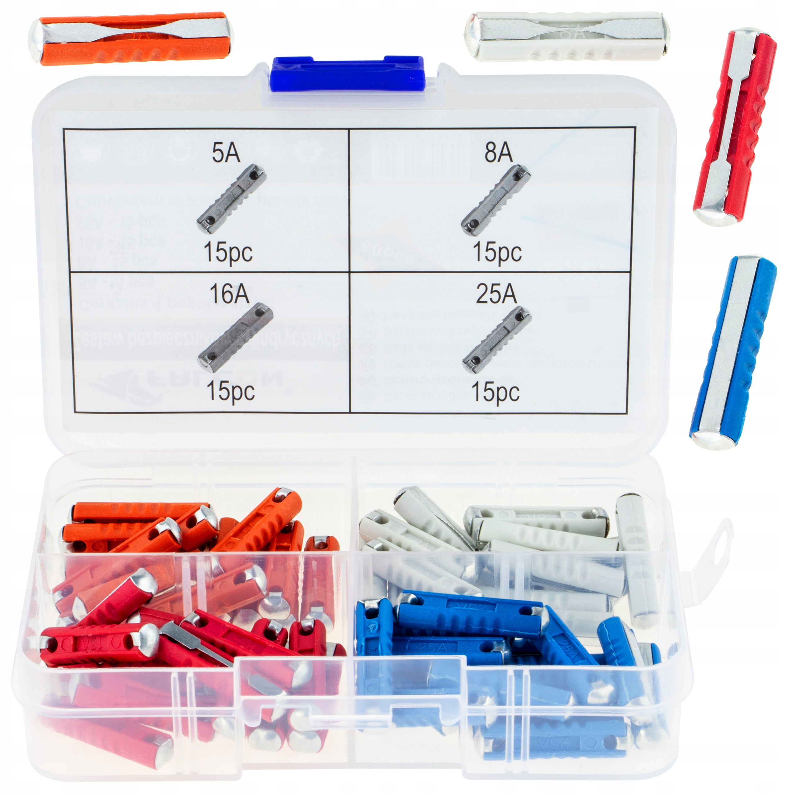 

Zestaw Bezpieczników Bezpieczniki Cylindryczne 60