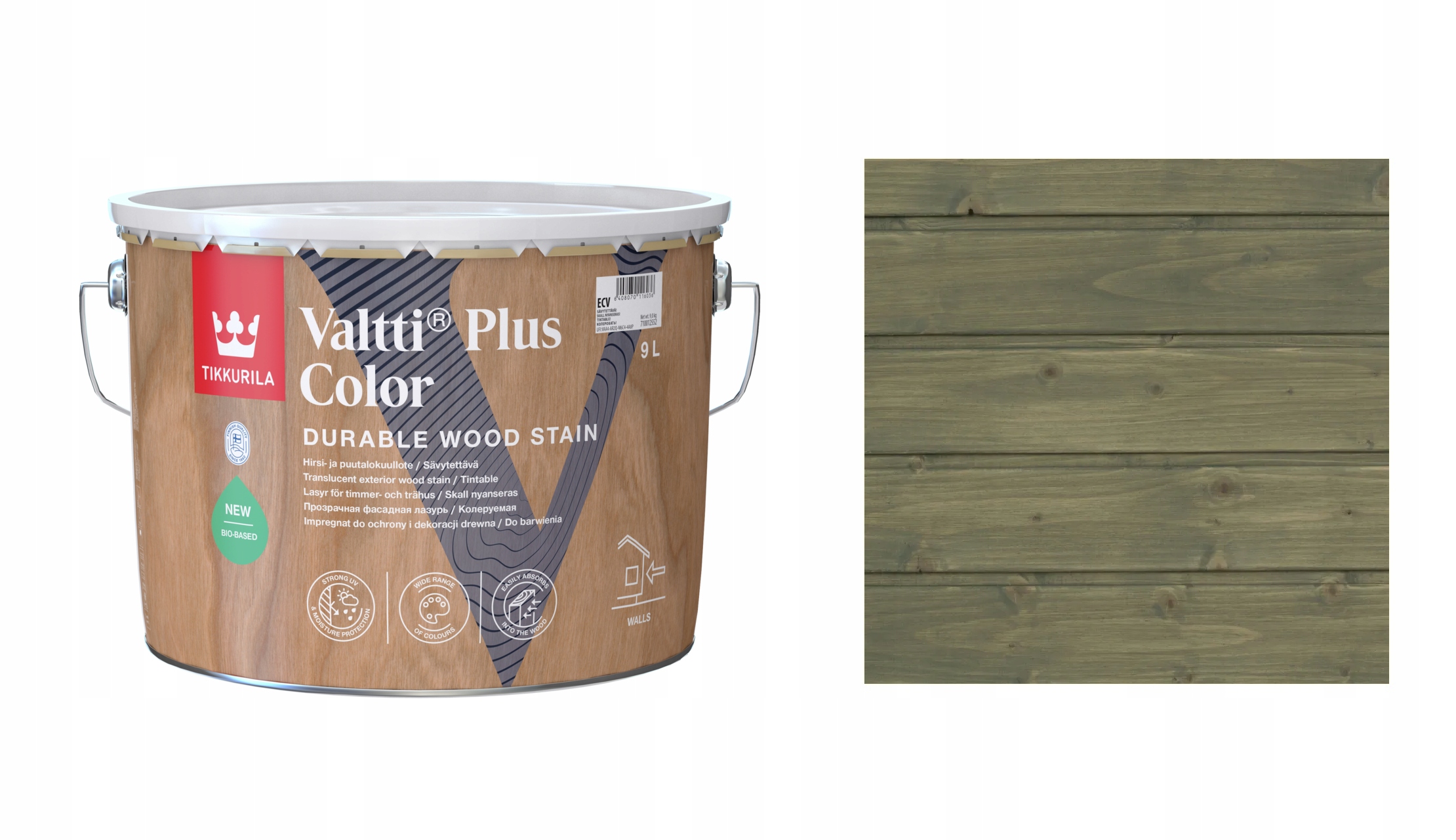 Tikkurila Valtti Plus Barva 9L 242A Goldcrest Rychleschnoucí Impregnace