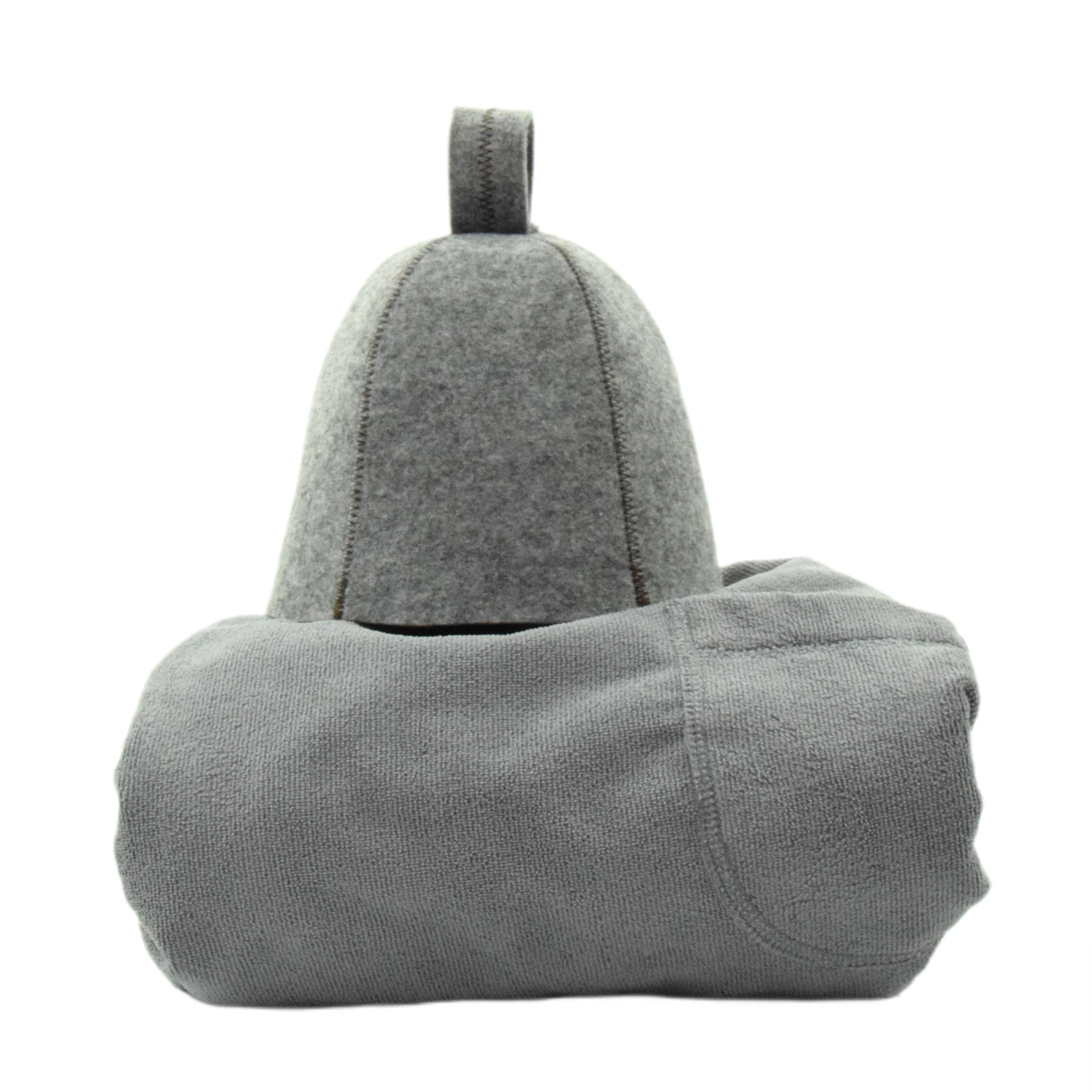 Čepice do sauny ručník Set pro muže, 2dílná, velikost L