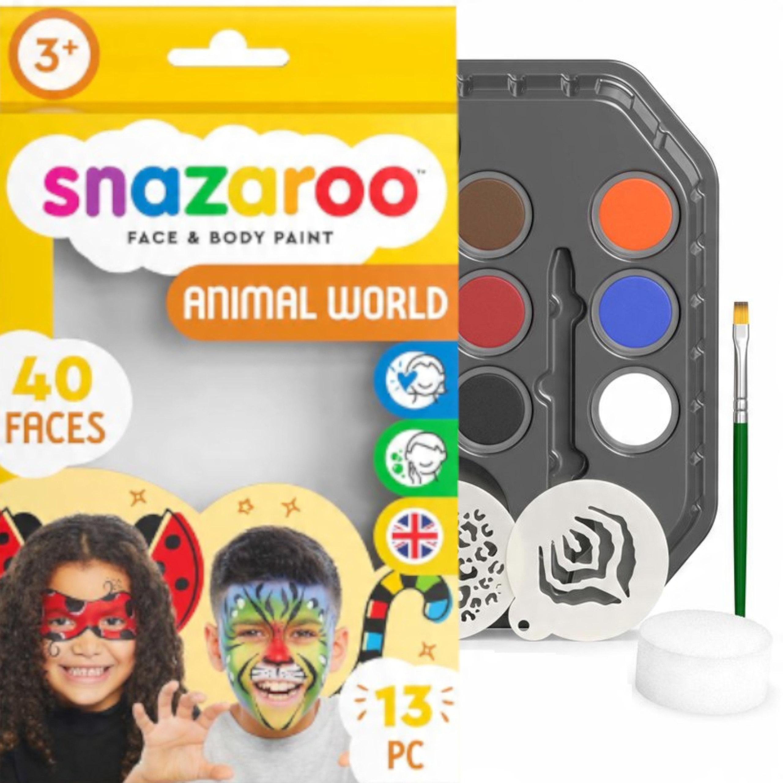 

Farby do malowania twarzy Snazaroo animal