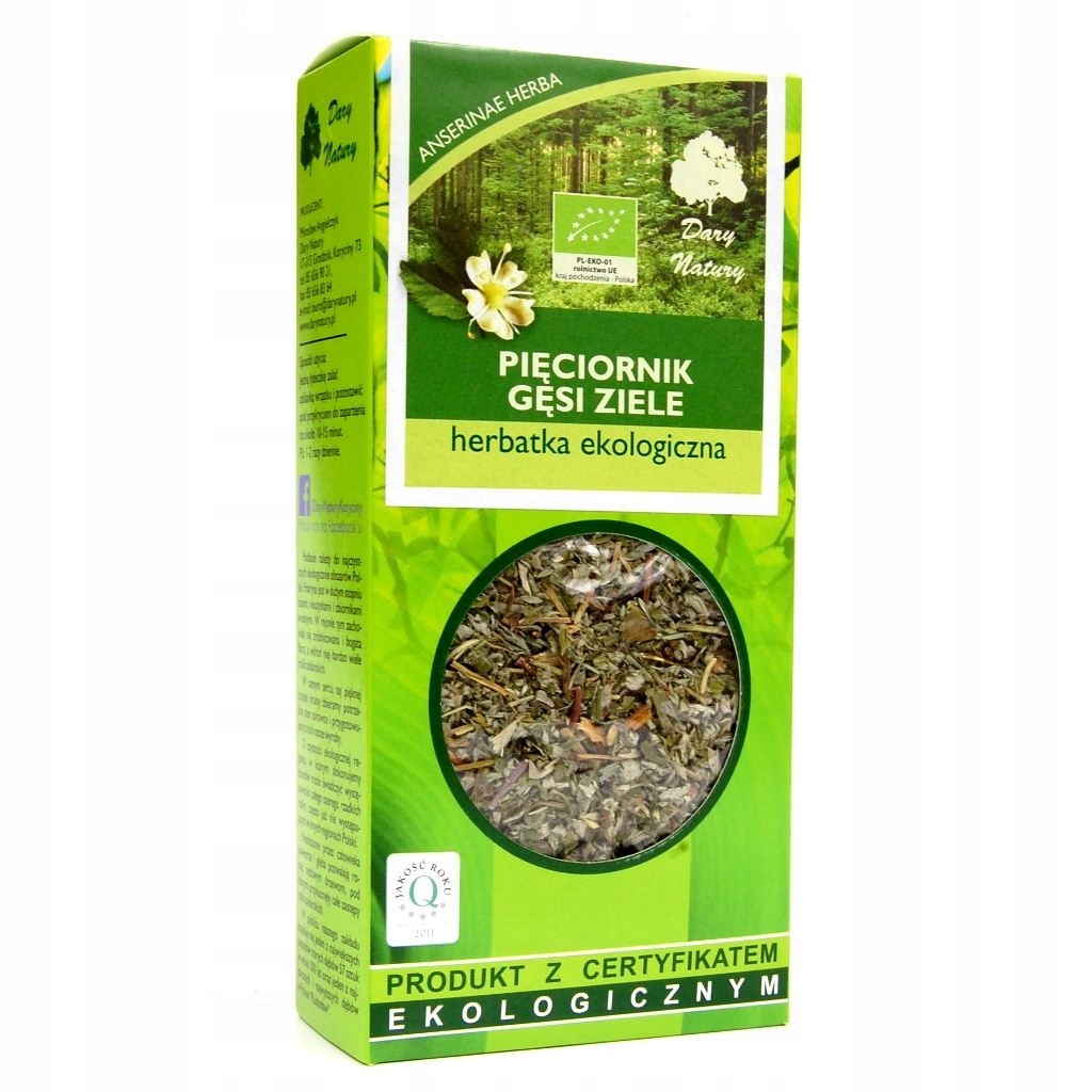 

Pięciornik gęsi ziele Bio 50g Dary Natury (dary Na