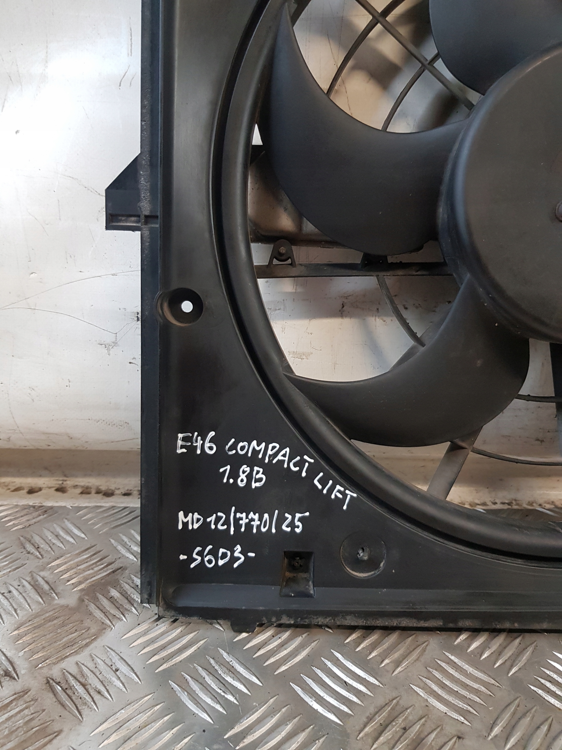 radiator fan BMW E46 COMPACT LIFT 1.8B