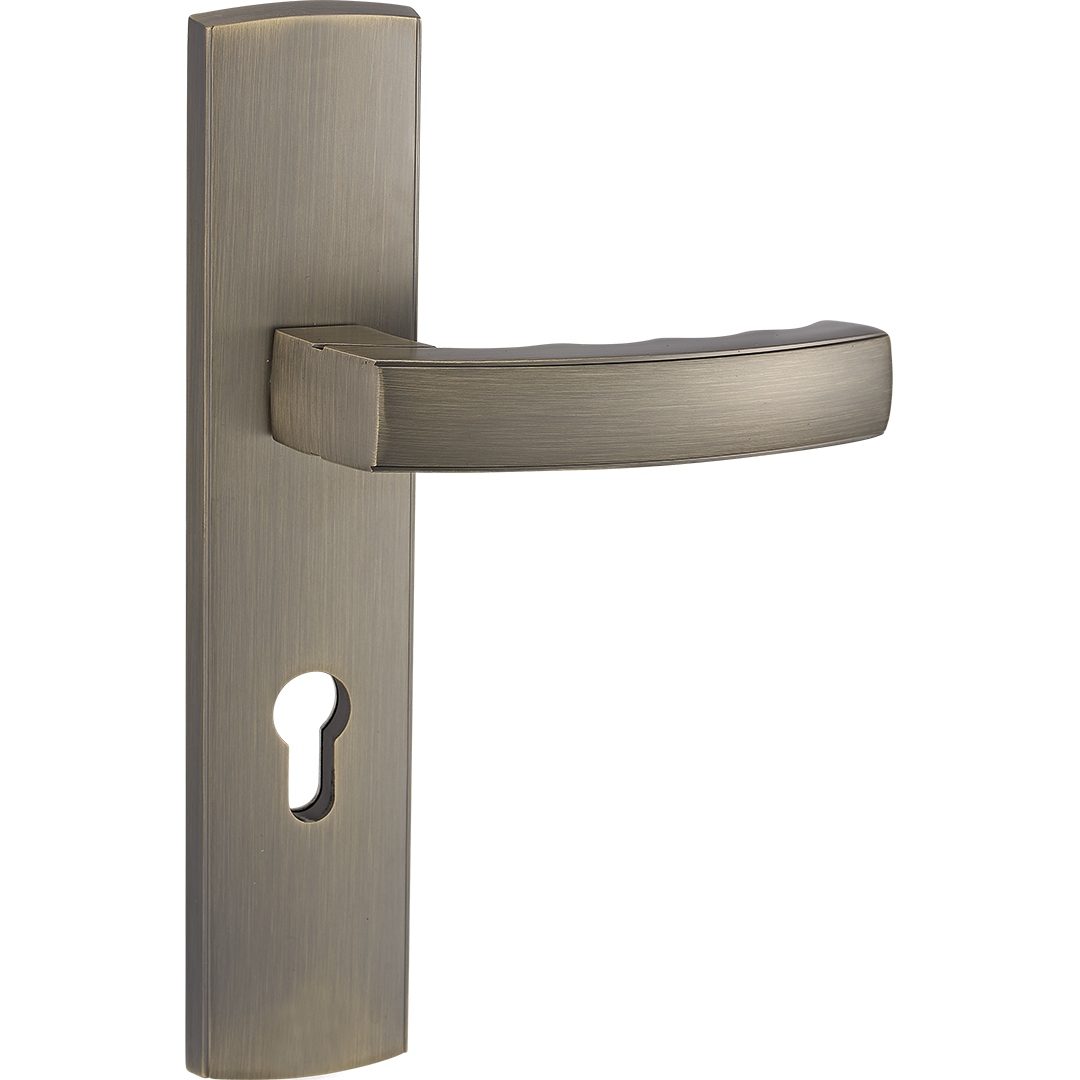 Klika Auris Vnější s vložkou, matná patina, 72 mm, Kuchinox