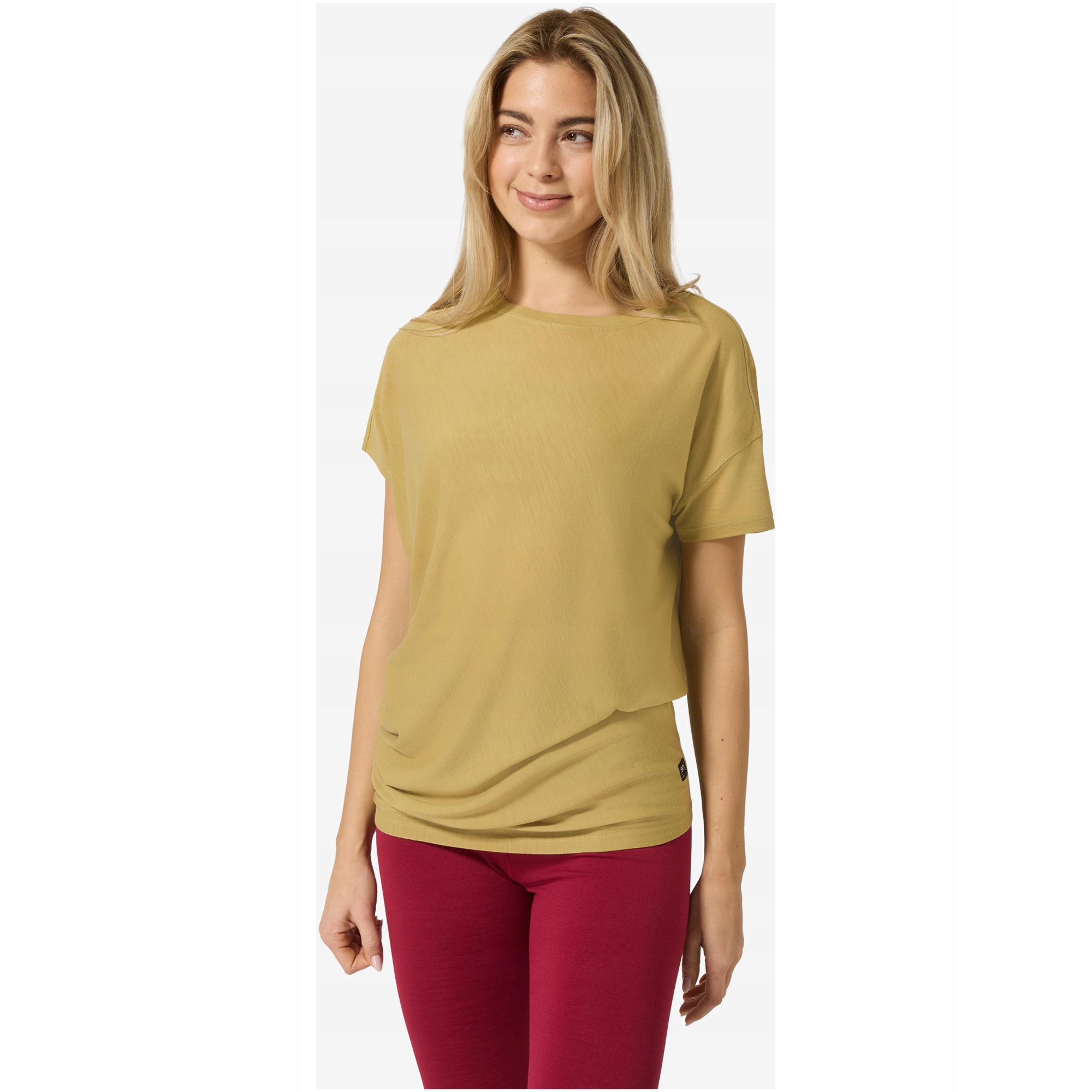 Koszulka damska t-shirt Super.natural W Yoga Loose Tee żółta r. M