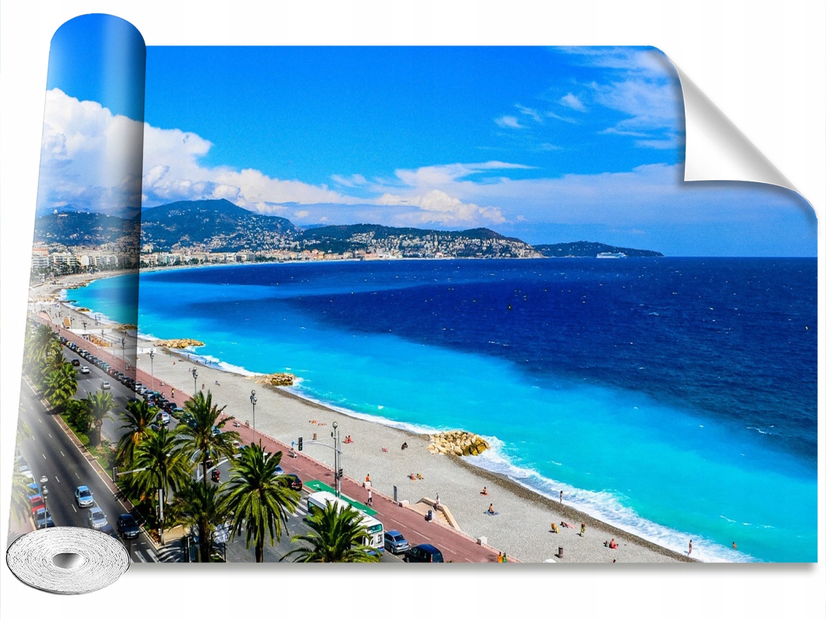 

Tapeta Samoprzylepna Plaża Nicea Francja 208x146