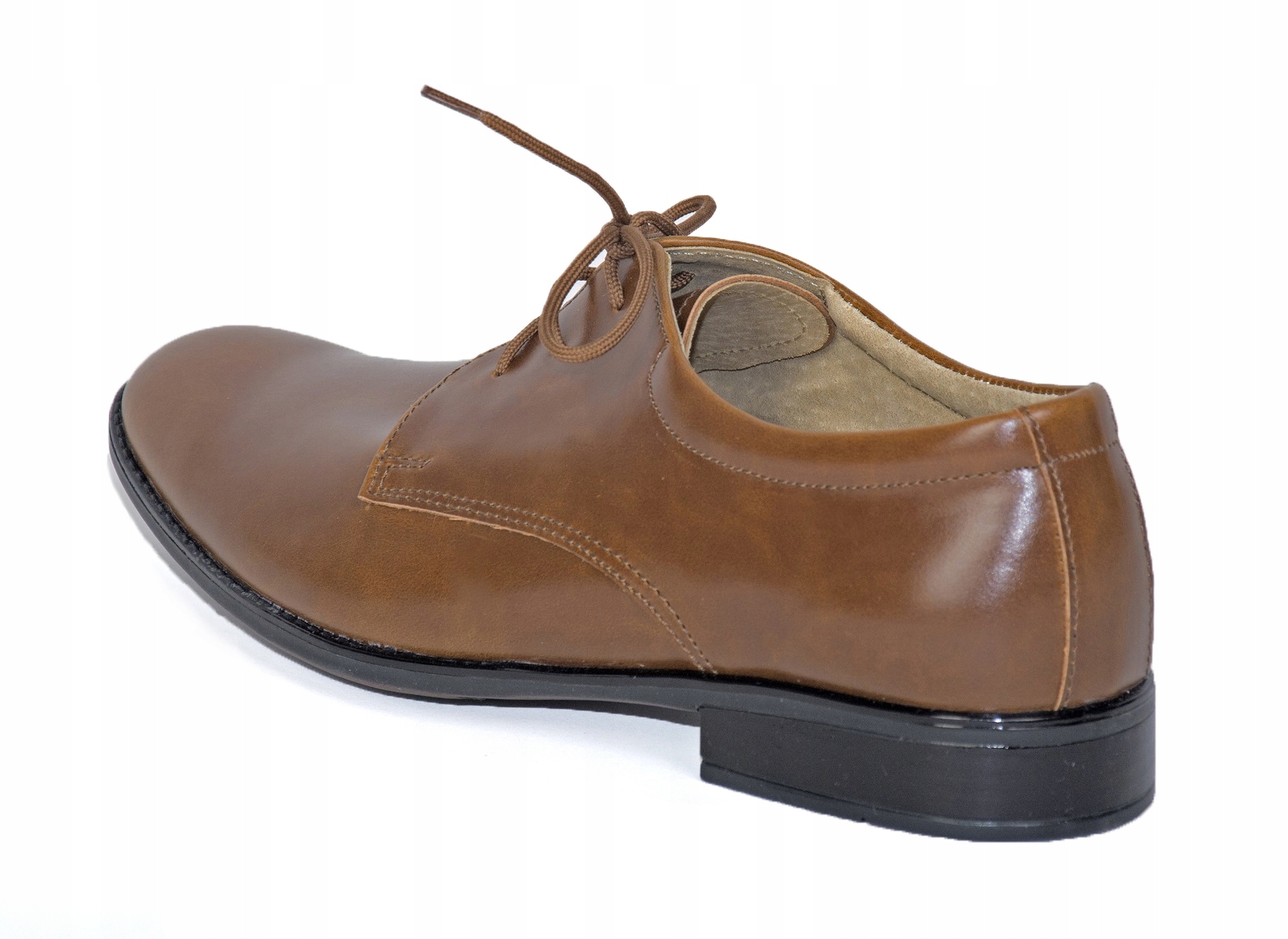 BUTY CHŁOPIĘCE wizytowe komunijne buty dla chłopca brązowe 34 Rozmiar 34