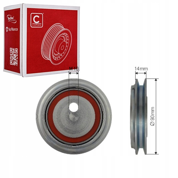 500538 - РУЛЕТ ПРОВ. Клиновий ремінь для VW TRANSPORTER T4