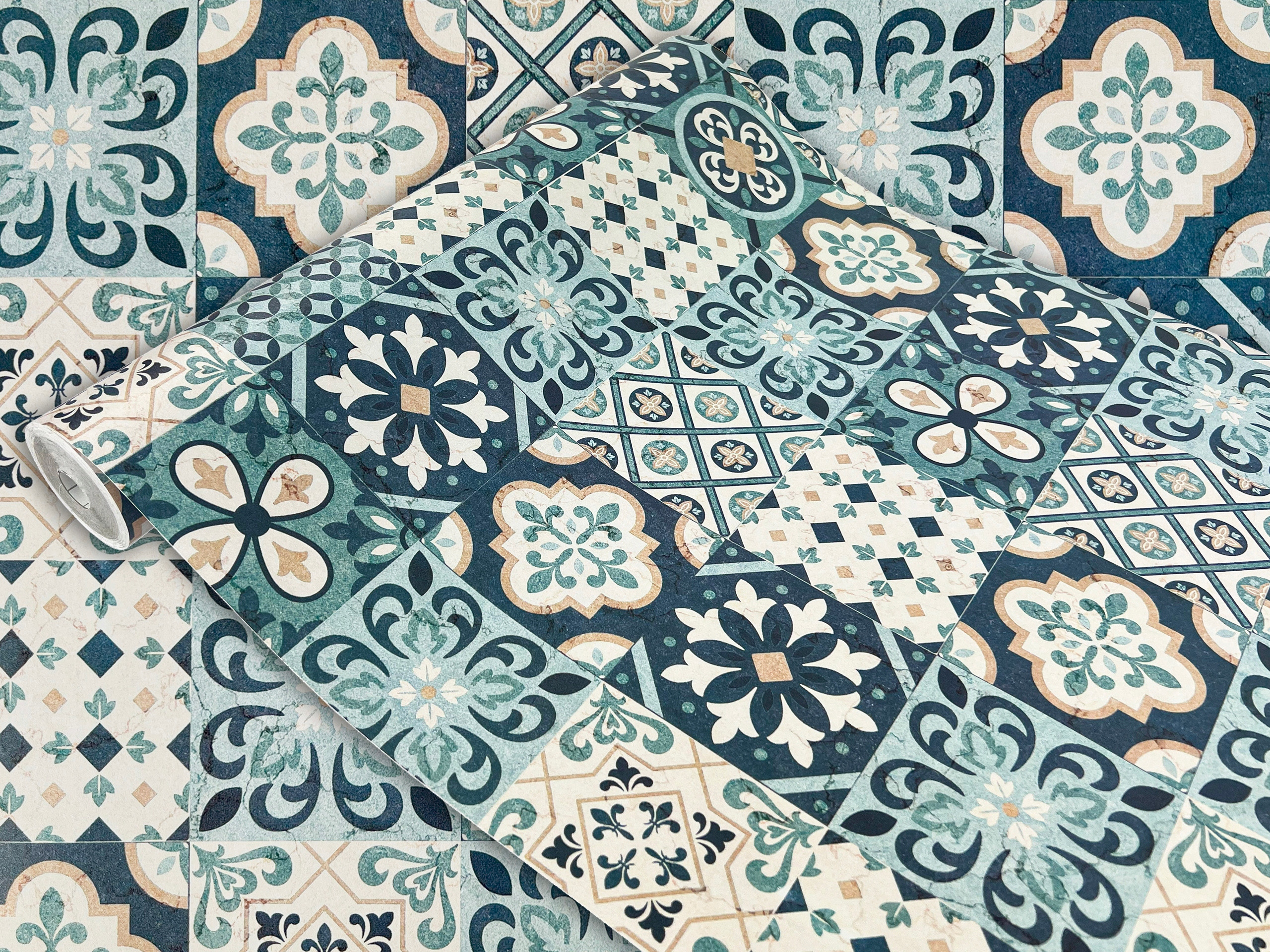 Fólie na nábytek Stěny Dýha Samolepicí dlaždice se vzorem