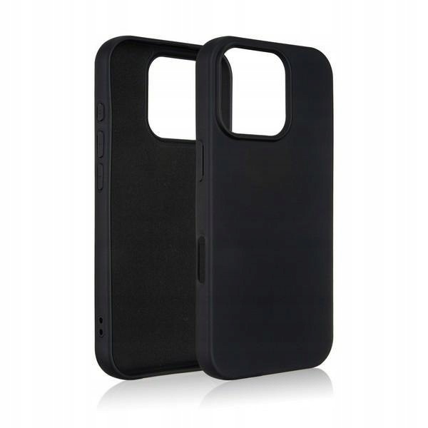 Beline Etui Silicone iPhone 16 Pro 6.3" czarny/black