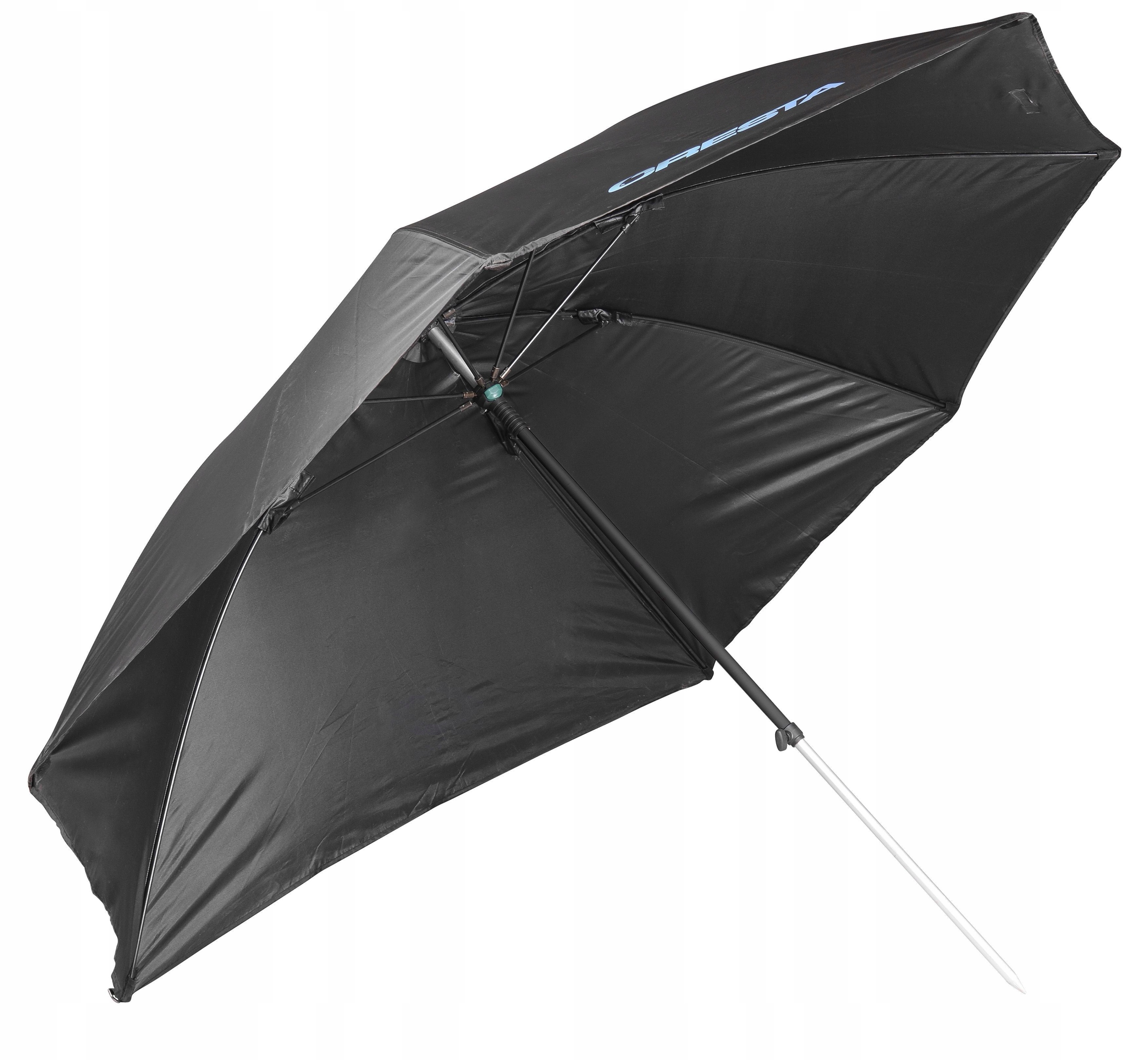 Parasol Cresta Flat Side Umbrella Black 250cm