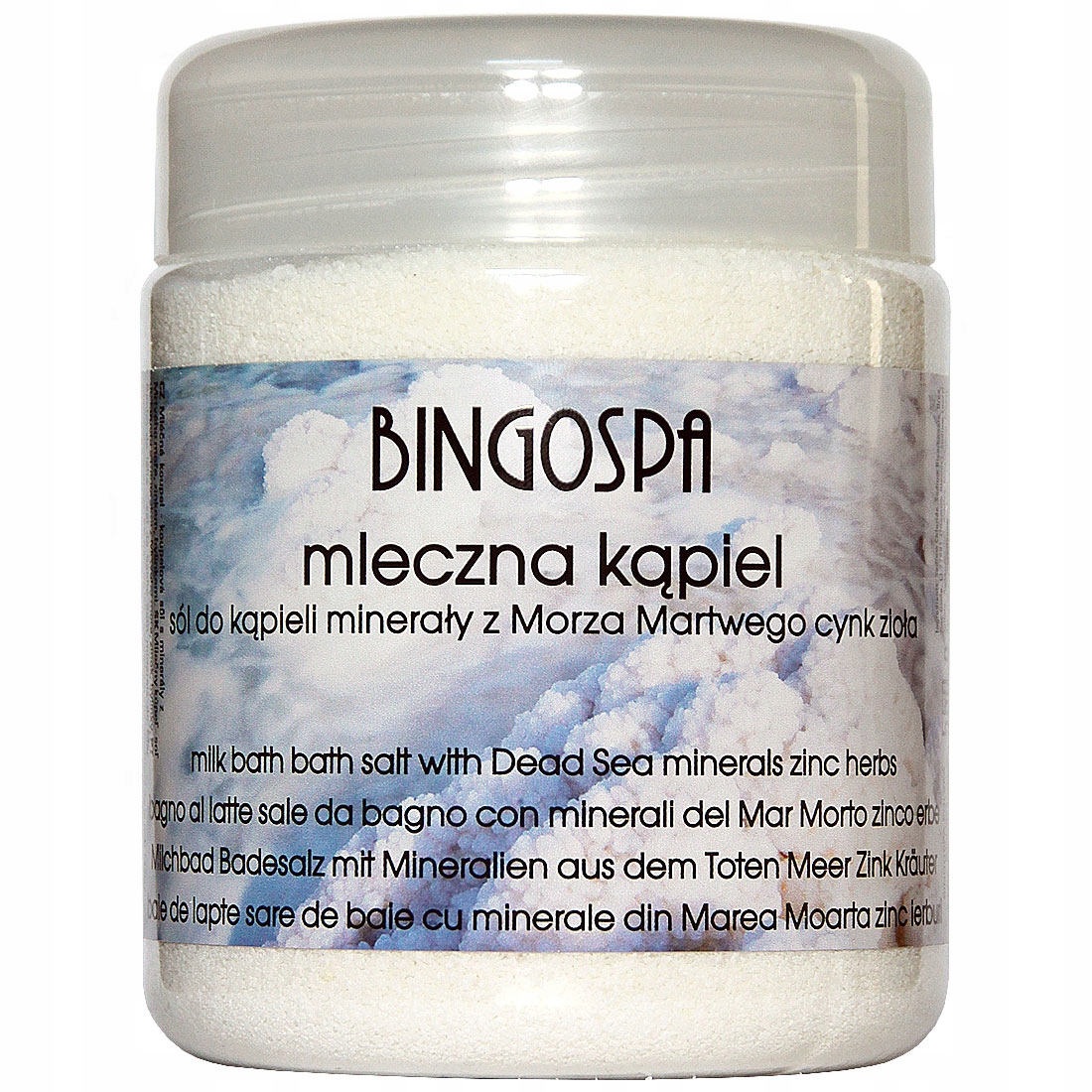 

Mleczna Kapiel Morze Martwe Cynk Zioła Bingospa