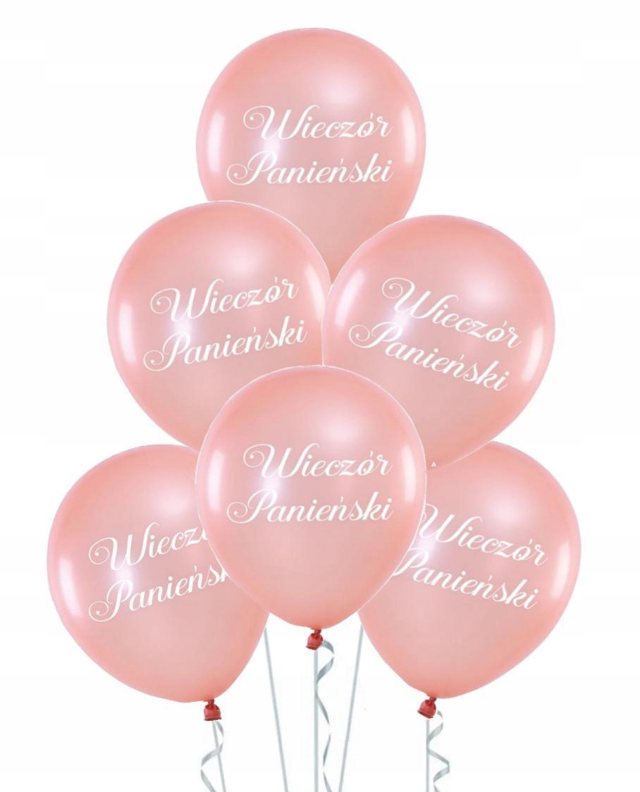 

Balony Rose Gold na Wieczór Panieński 6 sztuk