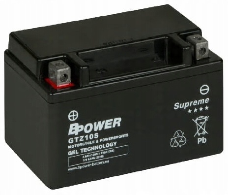 

Akumulator żelowy Bpower GTZ10S 8,6AH 190A YTZ10S