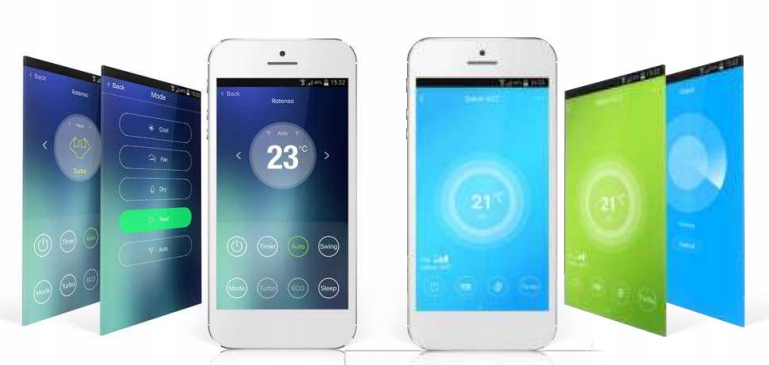 Klimatyzator Rotenso Versu Mirror 5 kW R32 Moc ogrzewania 5500 W