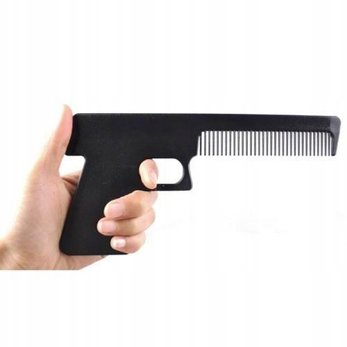 

Grzebień twardziela pistolet faceta taty